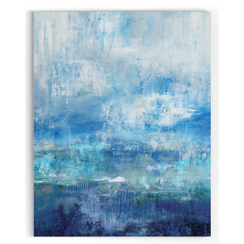 Morning Mist - Reproduction d'art sur toile, H 16 po x l 20 po x P 1,5 po
