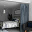 Tringle à rideaux simple Locke Drape