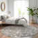 Washable Floral Indoor / Outdoor Rug
