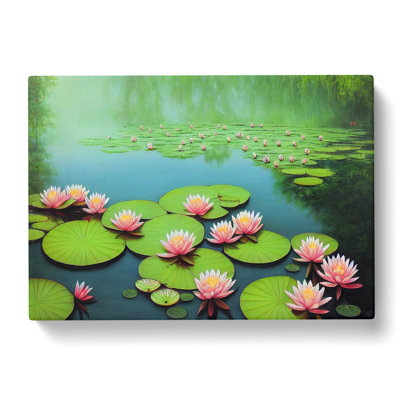 Special Water Lily Pond Vol.2 - Wrapped Canvas