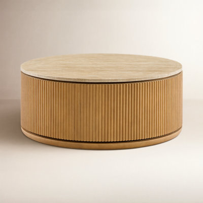 Aster 36" Stone Coffee Table