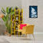 Toile flottante encadrée «Blue & White Fern» par Jason Johnson-263120744-263120747