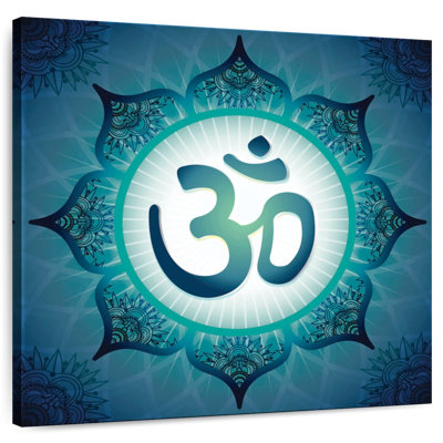 Symbole du javetta Lotus Mandala Om