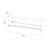 23.6" Industrial Modern Metal Floating Wall Shelves for Heavy Duty Display-748321314-750212430