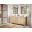 Chêne blanc Elizabeth X P 22 po Meuble-lavabo double en D-109589829