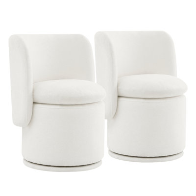 Fauteuil demi-tonneau pivotant Adrielle