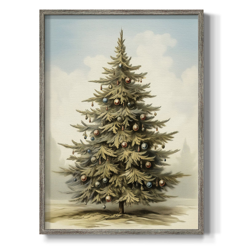 «Christmas Holiday Art CDLxxxiv», reproduction d'art encadrée - bois massif, H 11 po x l 9 po