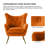Avianna 29.25" Wide Tufted Velvet Wingback Chair-1947948700
