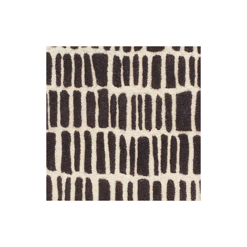 Roark Charcoal Hand Tufted Wool Rug, Rectangle 3' x 5'