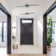 Erika 2-Light 91cm Black LED Semi Flush Mount Ceiling Light 