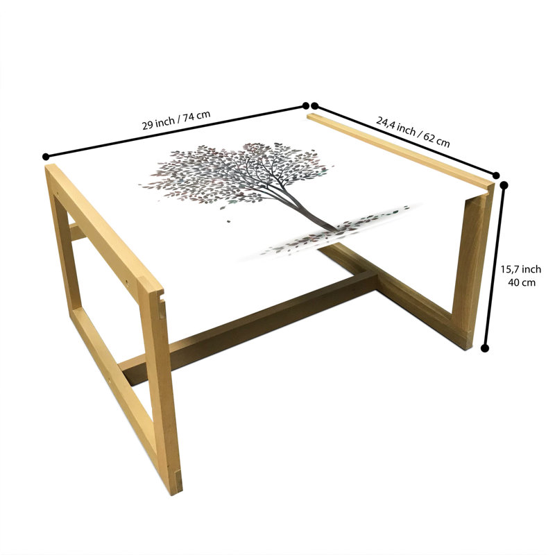 Jadynn Sled Coffee Table, 62cm H x 74cm W x 40cm D
