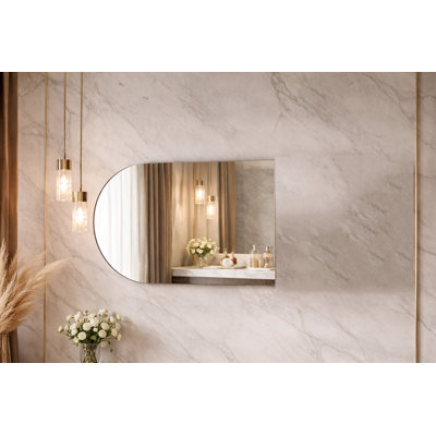 Infinity D-Shaped Mirror