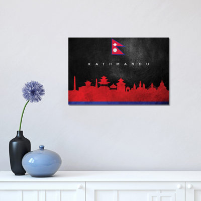 " Kathmandu Nepal Skyline II " by Adrian Baldovino