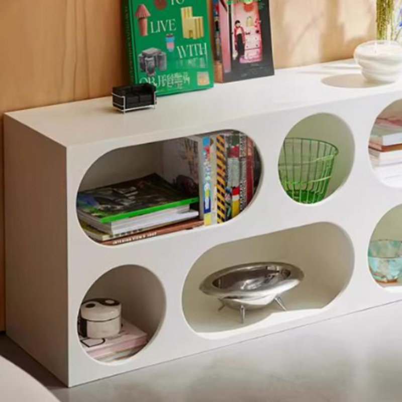 Meuble télé à design créatif personnalisé, Crème, crème