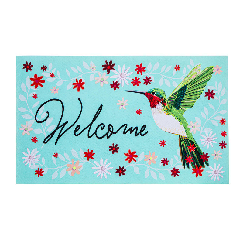 Tapis d'interrupteur colibri Welcome Friends Sassafras Estate