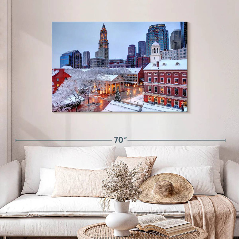Boston Wintertime, H 30 po x l 45 po