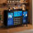 Brevan 53" Modern Bar Cabinet and Wine Bar Cabinet with Power Outlets & LED Lights-437609327