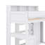 Lit mezzanine simple avec tablettes et garde-robe-1270372115