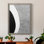 «Black and White Abstract II», cadre photo, impression sur toile