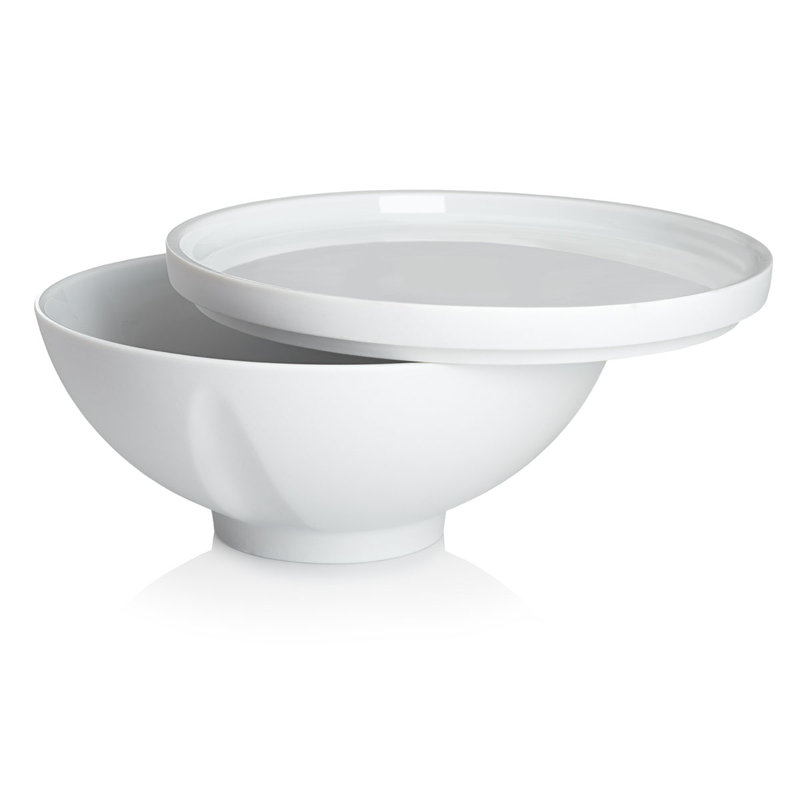 L'Econome By STARCK Porcelain Salad Bowl, White