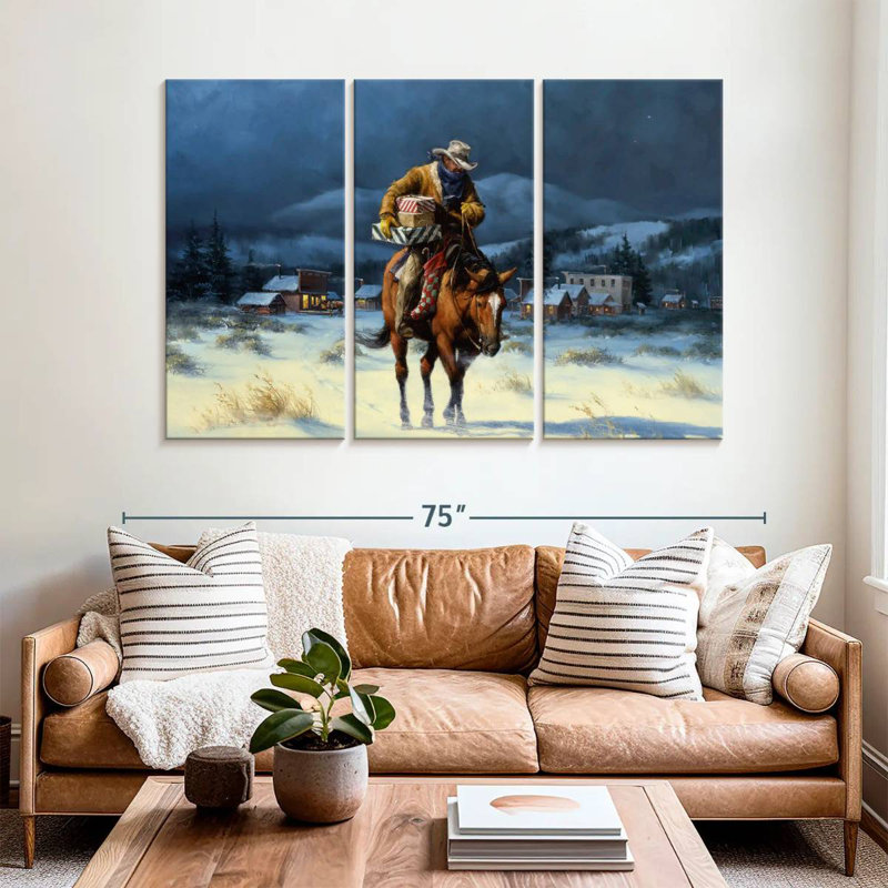 Lelar Bringing Christmas Home, 32" H x 50" W