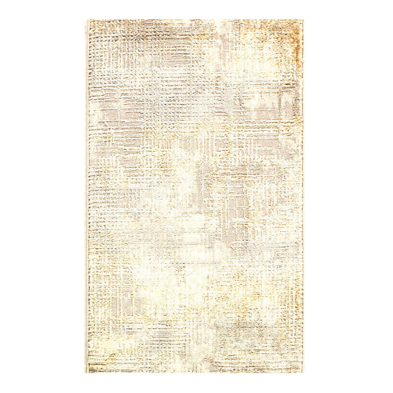 Tapis moderne à tissage large 2 pi x 3 pi