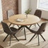 Round Modern Kitchen Dining Table With Dining Chair