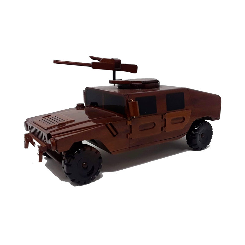 Corsaut en bois modèle militaire américain Humvee