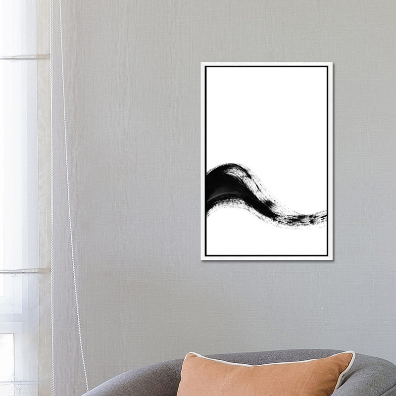Motion No. 3 by Melissa Selmin - Painting on Canvas, 66.04 cm H x 45.72 cm W, White Framed