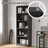 Modern 24.4" W 4-Tier Adjustable Bookshelf-1490033876-1491796280