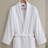 Terry White 100% Cotton Terry Fuze® Antimicrobial Bath Robe with Pockets