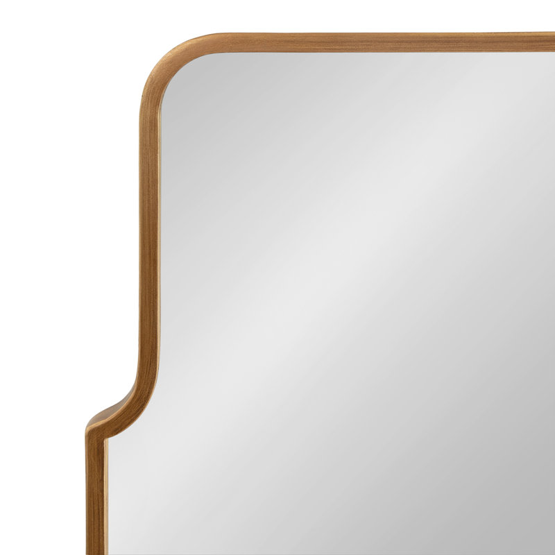 Keris Wide Arch Mirror, Gold, 24" x 37"