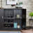Hazen  Espresso Finish Wine Cabinet II