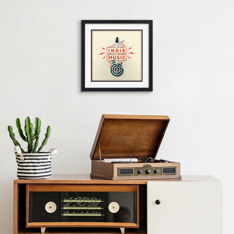 Cadre de couverture en vinyle Adiyan Square - 15 x 15 po - noir
