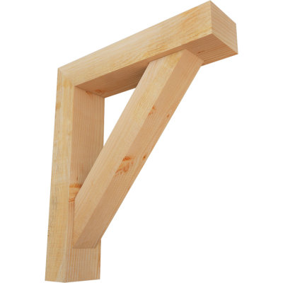 Traditional Block Bracket with Offset Brace