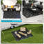 Reversible Waterproof Outdoor Rug - Portable RV Camping Mat With Carry Bag-258898866