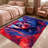 Red Blue Marble carpet-easy to clean, machine-washable, soft and comfortable; suitable for door mats, kitchens, living rooms, bedrooms, corridors, and laundry areas. Easy to clean, durable carpet for home decoration.-1437209284