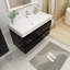 Meuble-lavabo mural simple de 42 po Carnetta-1787990766