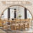 Leannah Solid Wood Base Dining Table