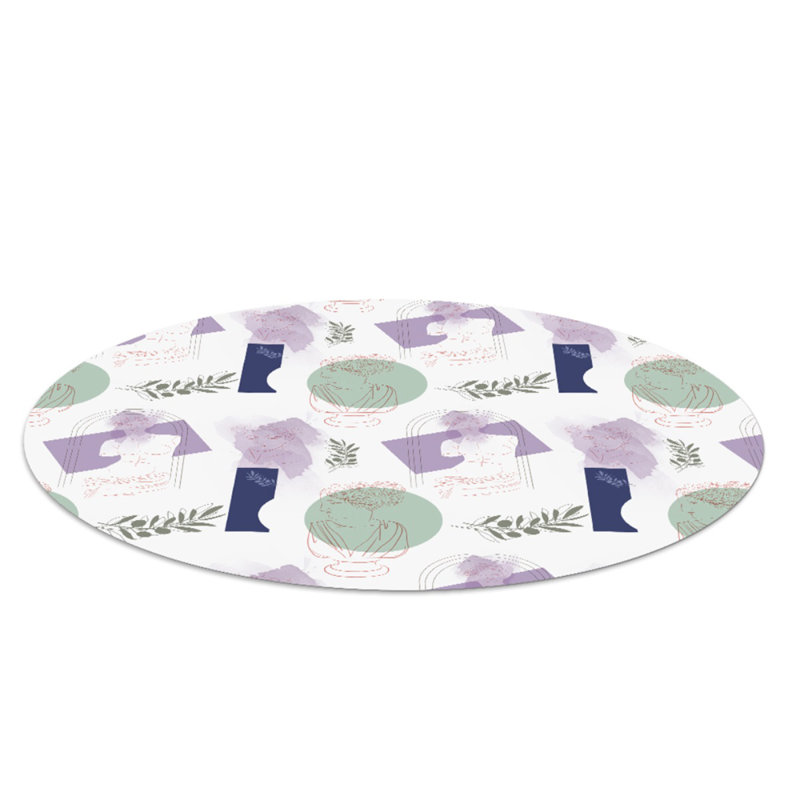 Aspasius Hard Floor Straight Round Chair Mat
