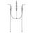 Delancey Widespread 2-handle Bathroom Faucet-39266822-39291107