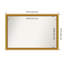 Townhouse Gold Non-Beveled Bathroom Wall Mirror-1016737511