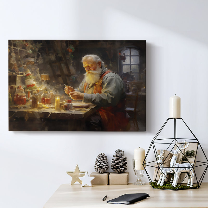 Christmas Holiday Arts - Toile tendue avec châssis XMA171250