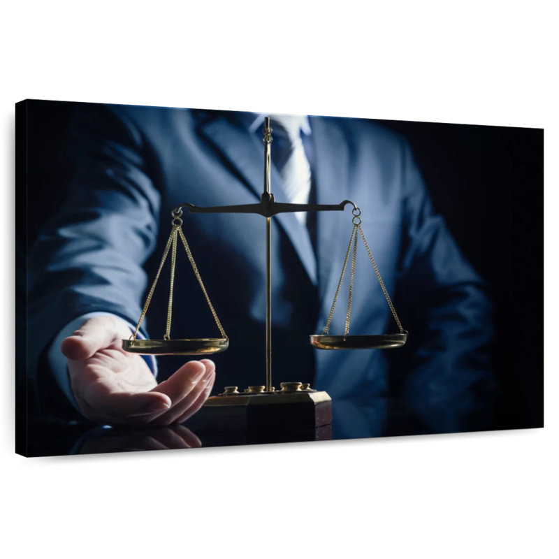 Balance de justice, H 8 po x l 12 po