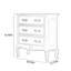 Commode d'appoint multifonctionnelle 3 tiroirs-102422964