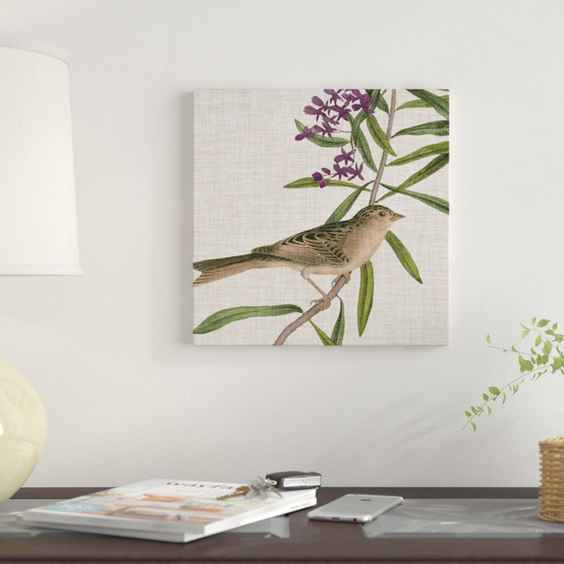 « aviaire crop ix », reproduction d’impression sur toile, H 26 po x l 26 po x P 1,5 po, Toile tendue, Pas de tapis