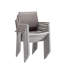 Ensemble repas de patio en métal pour 12 personnes avec table rectangulaire Aynura
