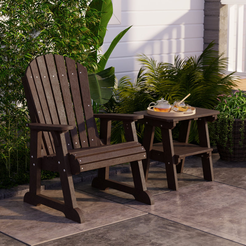 Heritage High Fan Back Chair, Tudor Brown