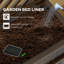 Lit de jardin surélevé avec treillis Outsunny pour plantes grimpantes