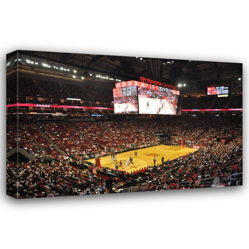 Toyota Center, 27" H x 40" W